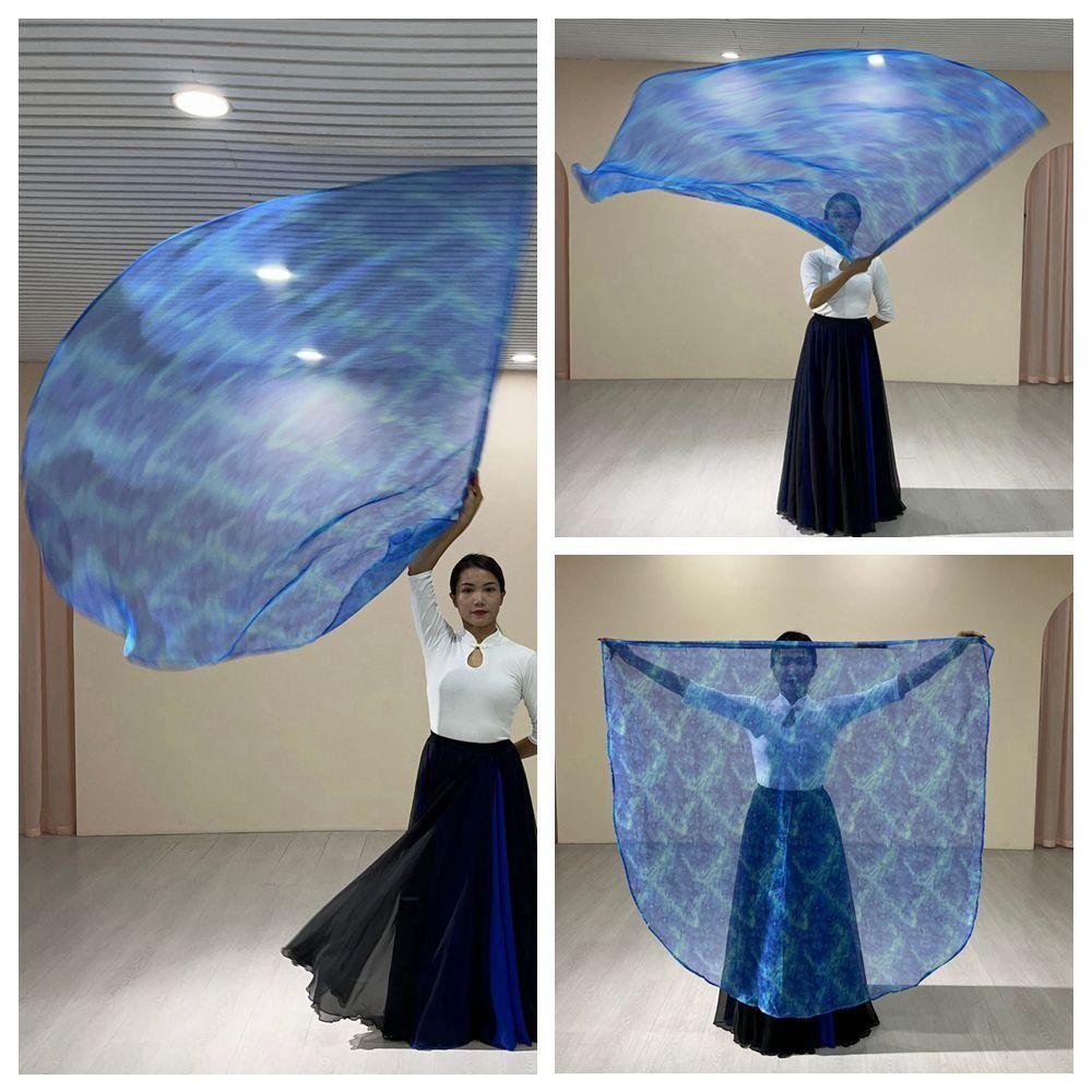 Scalable Rods Belly Dance Accessories Props Multicolor Colorful Scarves Flag  Dance Party