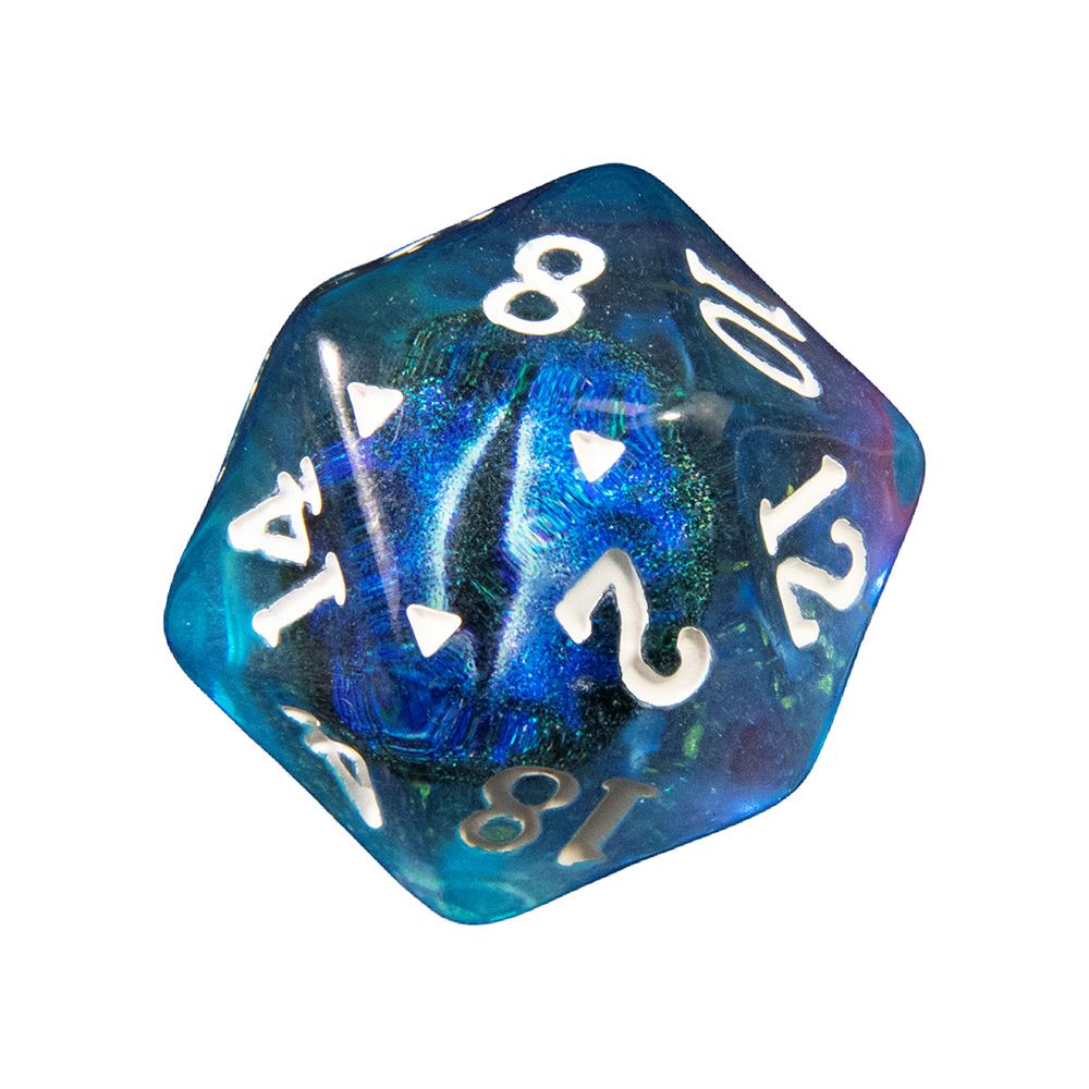 

1шт креативные игральные кости «Глаз дракона» 20-гранные игральные кости DND для настольных игр «сделай сам» для вечеринок в клубе синий