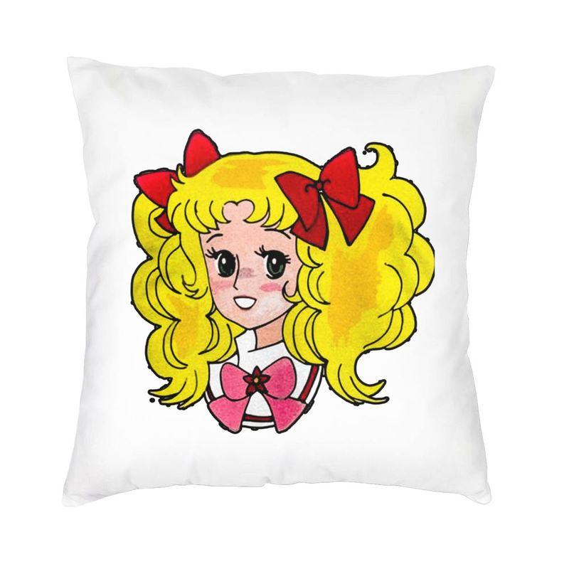

Candy Candy Cushion Cover xcm Soft Animated Anime Movies Pillow Case for Sofa Car Square Pillowcase Living Room Decoration 30cmx30cm