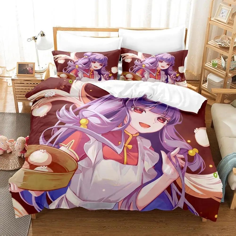 

Ranma 1/2 Bedding Set Single Twin Full Queen King Size Bed Set Adult Kid Bedroom Duvet Cover Sets 3D Print Anime Bed Sheet Set EU Twin(135x200cm)