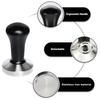 2026New Coffee Cloth Grinder Set Italian Coffee Machine Powder Press Hammer Flat Powder Hammer Six Piece Set 51mm Coffee Shop