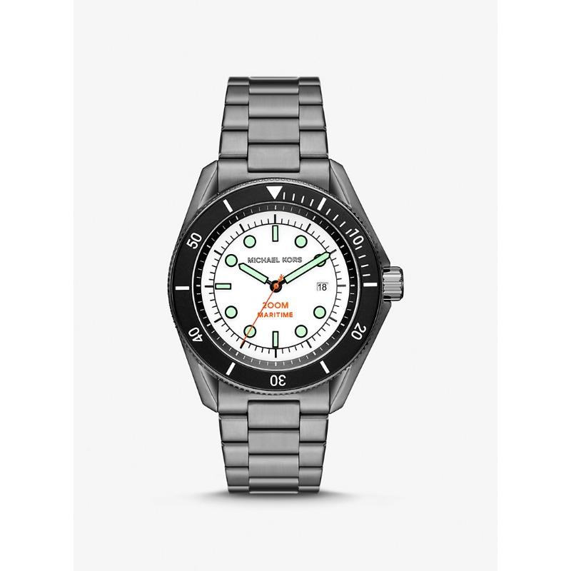 Michael Kors Oversized Maritime Gunmetal Watch MK9163 чёрный