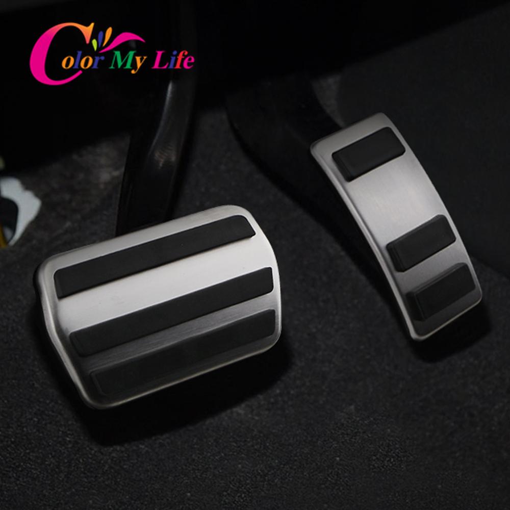 Color My Life AT Car Pedals for Ford Focus 4 MK4 2018    Stainless Steel Auto Pedal Protection Cover