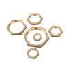 10Pcs Brass Flange Nut Water Tank Joint  Plumbing Fastening Accessories