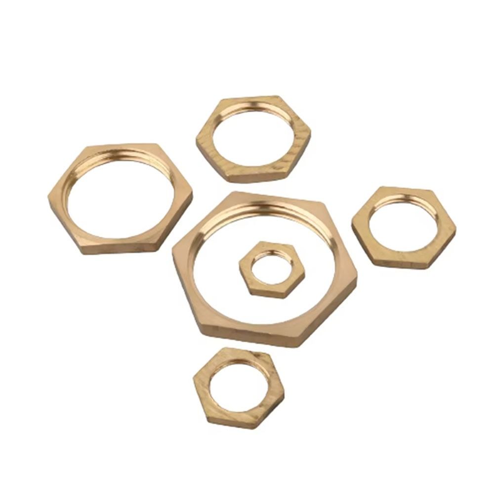 10Pcs Brass Flange Nut Water Tank Joint  Plumbing Fastening Accessories