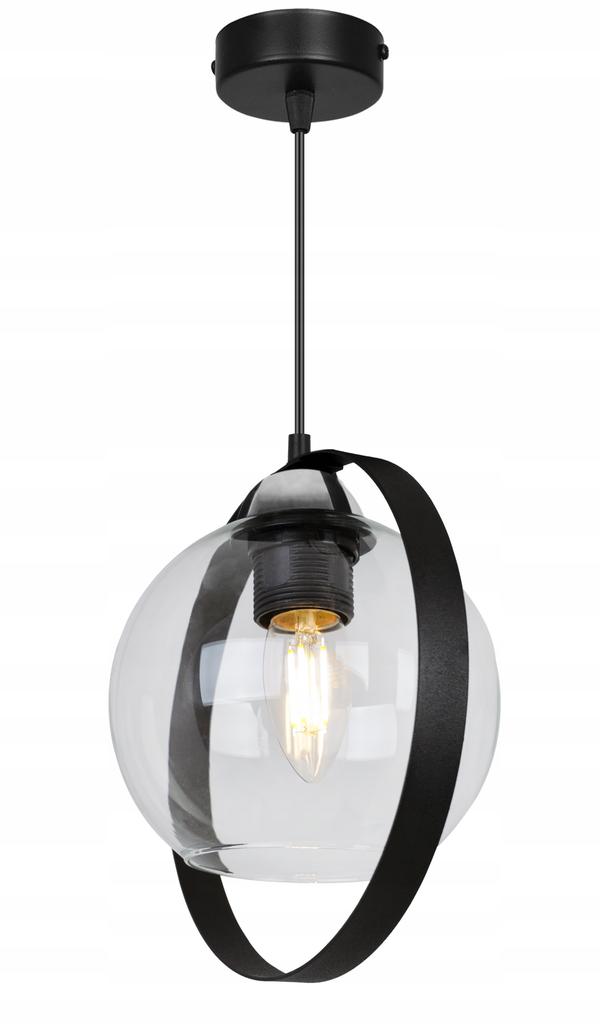 MODERN HANGING LAMP GLASS RING LAMP