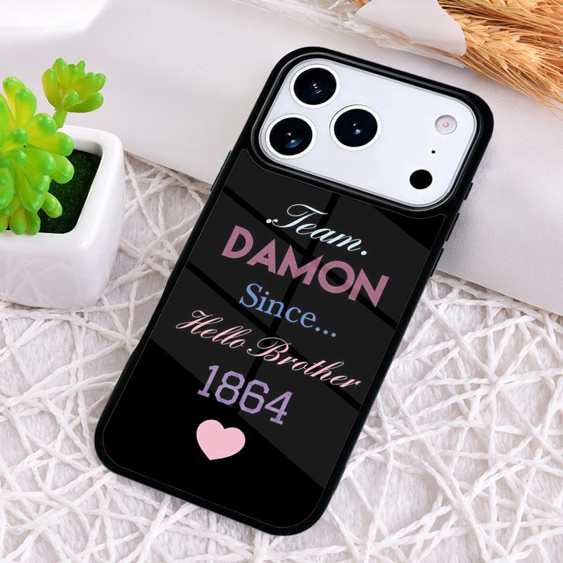 A Little Bit of Damon Vampire Diaries Phone Case for iPhone 17 Air 16 15 11 12 14 13 Pro Max Shockproof Cover