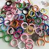 Colorful Metal Spring Ring Keychain & Phone Charm Accessories
