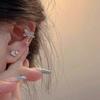 Exquisite Sliver Color Butterfly Ear Clip for Women Sparkling Zircon Star Pendant Cartilage Clip Earring Ear Cuff Jewelry Gifts