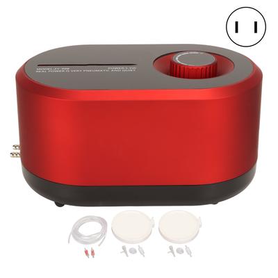 Aquarium Luftpumpe Einstellbar Großes Volumen Leise Aquarium Sauerstoffpumpe für Outdoor Angeln US Stecker