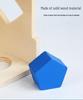 Wooden Shape Sorting Intelligence Box - 3D Geometric Blocks for Early Education & Parent-Child Interaction