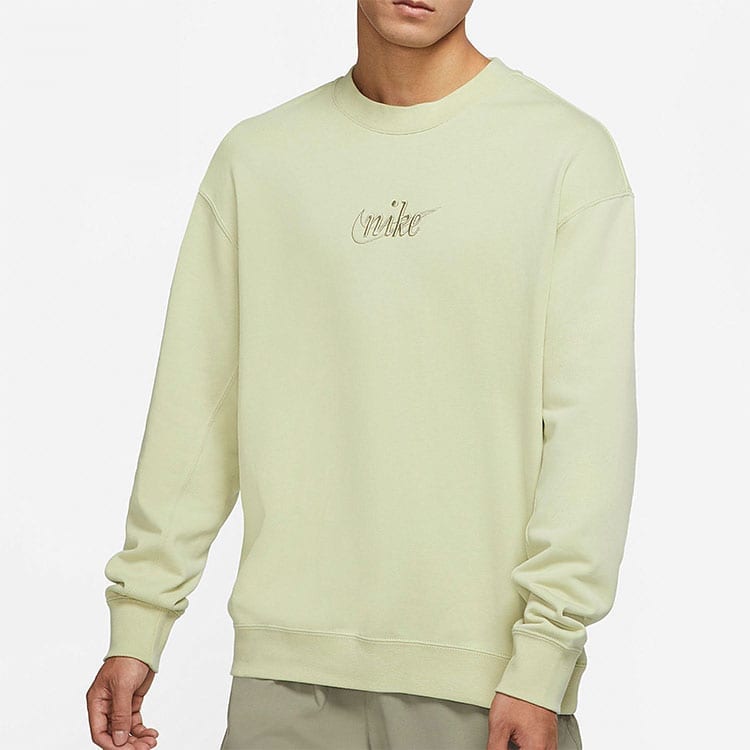 Nike Sweatshirts Men's Green Crew Neck Moderate Other DR7836-371