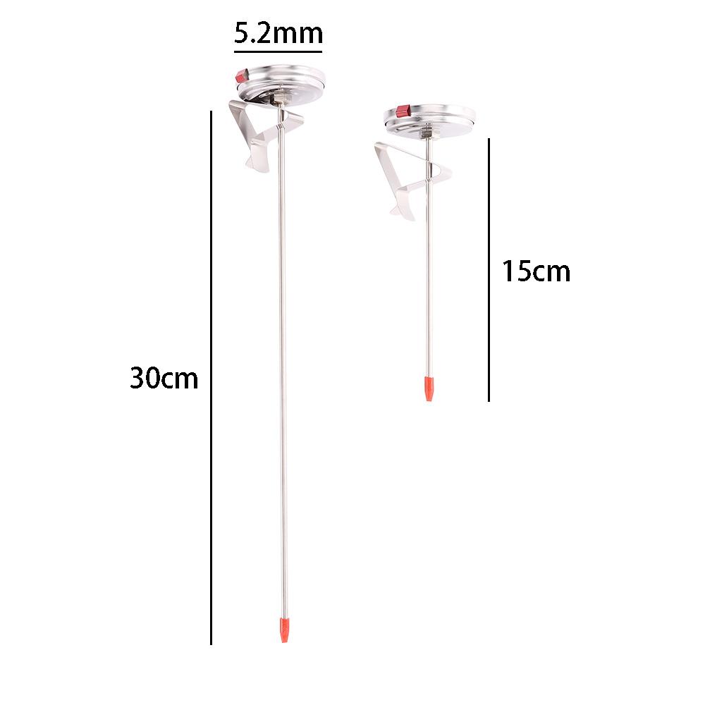 Grill Turkey BBQ Oven Stainless Steel Stem Temperature Gauge Food Thermometer With Instant Read