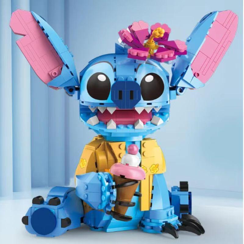 Animation Stitch Fitting Construction Blocks Fitting Assembly Decoration Education Toy Sets Surprise Birthday Christmas Gifts