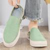 Casual Men Shoes Fashion Sports Shoes Men Personality Men Sneakers Half Slippers  Corduroy Loafers Men's Shoes Corduroy Loafers