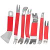 Stainless Steel and Plastic Car Door Panel Pry Tool Set - 6/7/11 Pieces