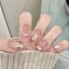 Fumade Sweet Leopard Print & Bow Press-On Nails