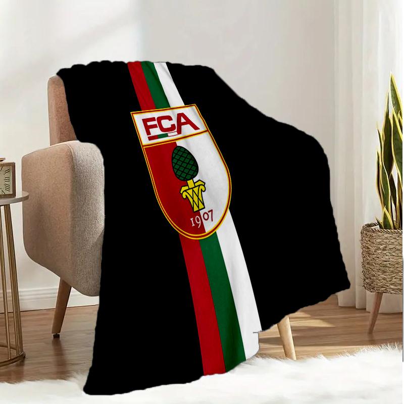 Augs-burg Crest Blanket Lightweight Ideal Bedding Blanket Perfect for Travel, Camping, Living Rooms, Offices, Sofas, Fan Christmas gift