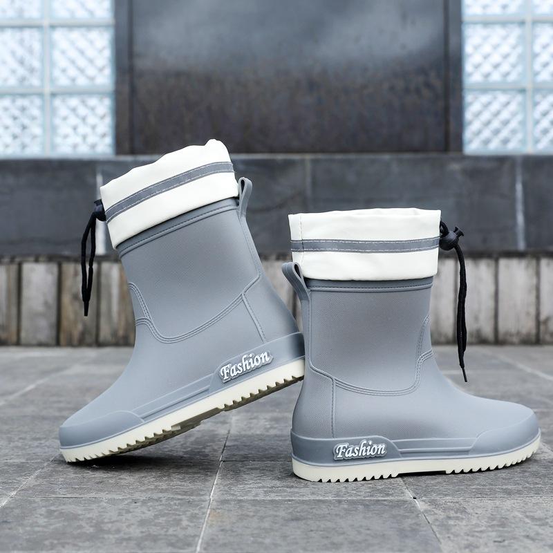 Regenstiefel Damen Oberbekleidung Überzug Füße Damen Regenschuhe neu hoch Regenstiefel Damen