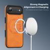 For iPhone Air Case Compatible with MagSafe Leather Back Phone Cover