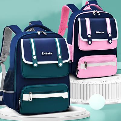 Grundschul-Schultasche, britischer Stil, Schüler-Schultasche, Wirbelsäulenschutz, große Kapazität, Kindertasche