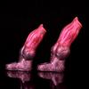N-5214 Men's Thickened Silicone Wolf Tooth Sleeve - Enlarged Erotic Knot Design.