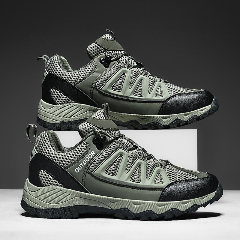 Men Hiking Shoes Trekking Sneakers For Men Mountain Climbing Shoes Rubber Sole Durable Outdoor Sport Non-slip Luxury Designer