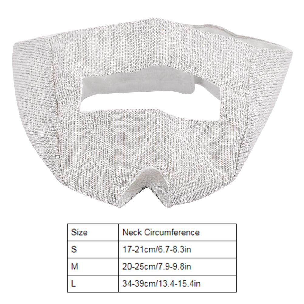 Pet Cat Mouth Cover Cotton Protective Breathable Anti Bite Cover Grooming Accessory(S )