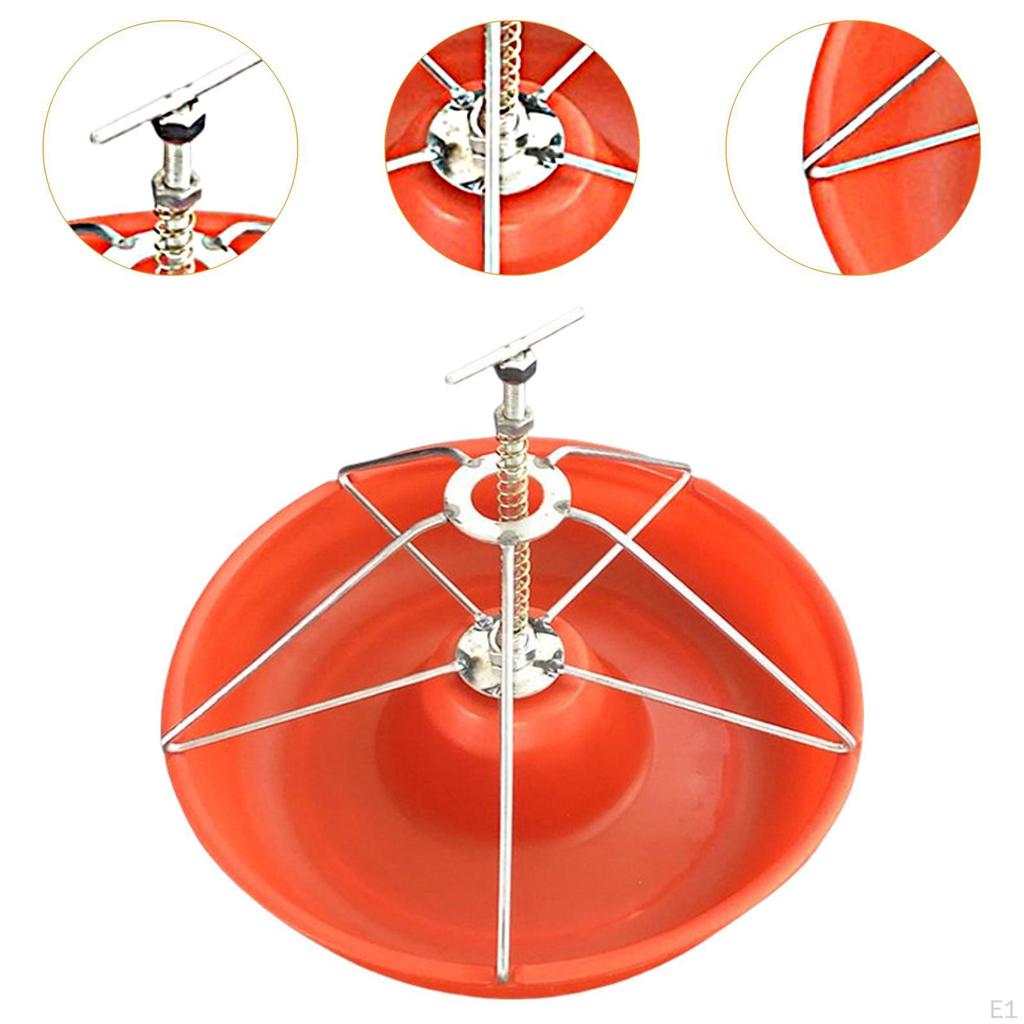 Pig Feeder Bowll, Round Piglet Feeding Troughl,Reuseable Portable Livestock feed Bowl, Food