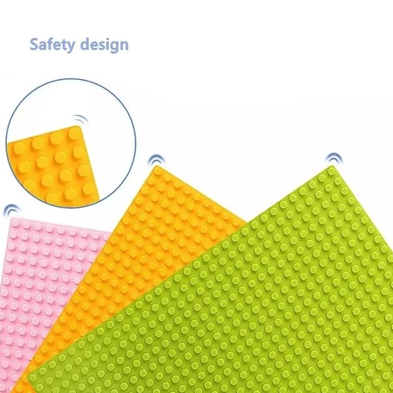 Classic Base Plates Plastic Bricks Single-sided Dots City Blocks Baseplate Parts Board Toys Kids Gifts PCS 32X32 DIY 4 16 32 Kid Friendly Entertaining