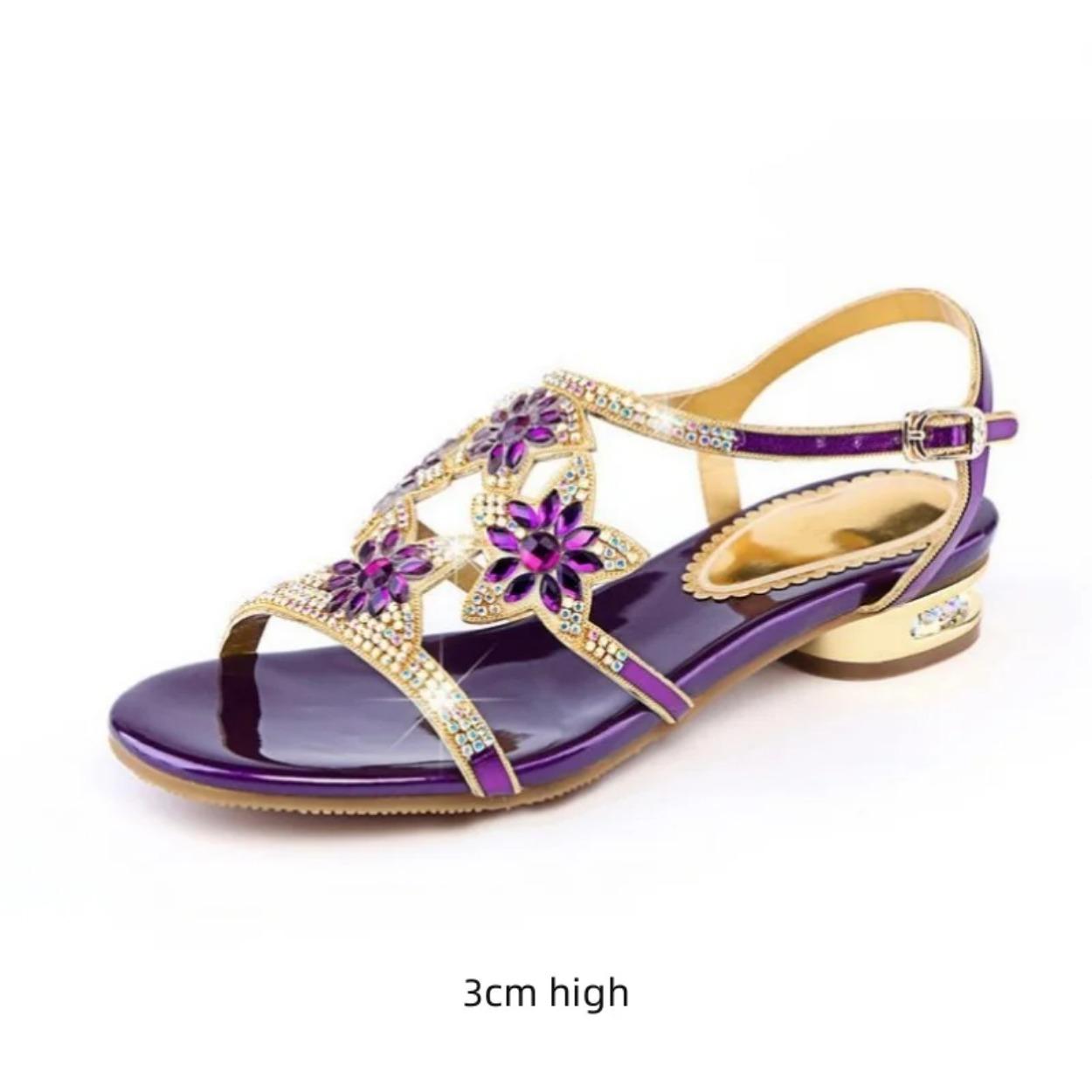 

Модные босоножки женские босоножки на высоком и низком каблуке НАТУРАЛЬНАЯ КОЖА женские босоножки со стразами женская пляжная обувь для отдыха на открытом воздухе 41