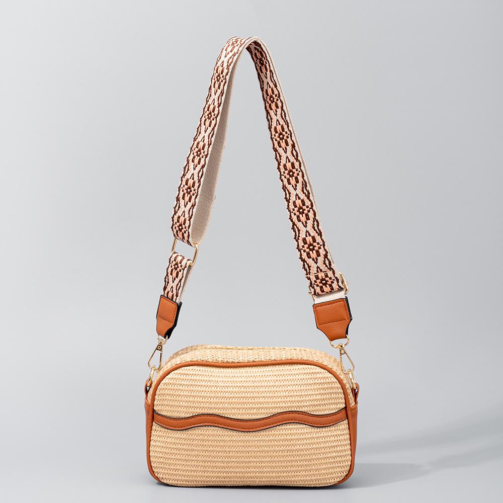 

Сумка-кроссбоди для поездок ENSPT: Европейский дизайн, высококачественная плетеная сумка из полипропилена 23x7x15 cm