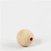 Wooden Beads - Ref 57061 - Untreated - Large Hole - Mixed