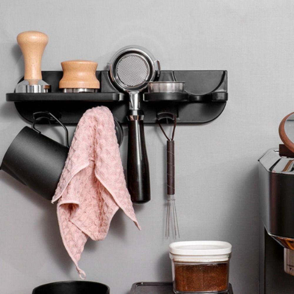 Wall Mounted Coffee Appliance Holder 51/54/58 mm Espresso Portafilter Holder Home Kitchen
