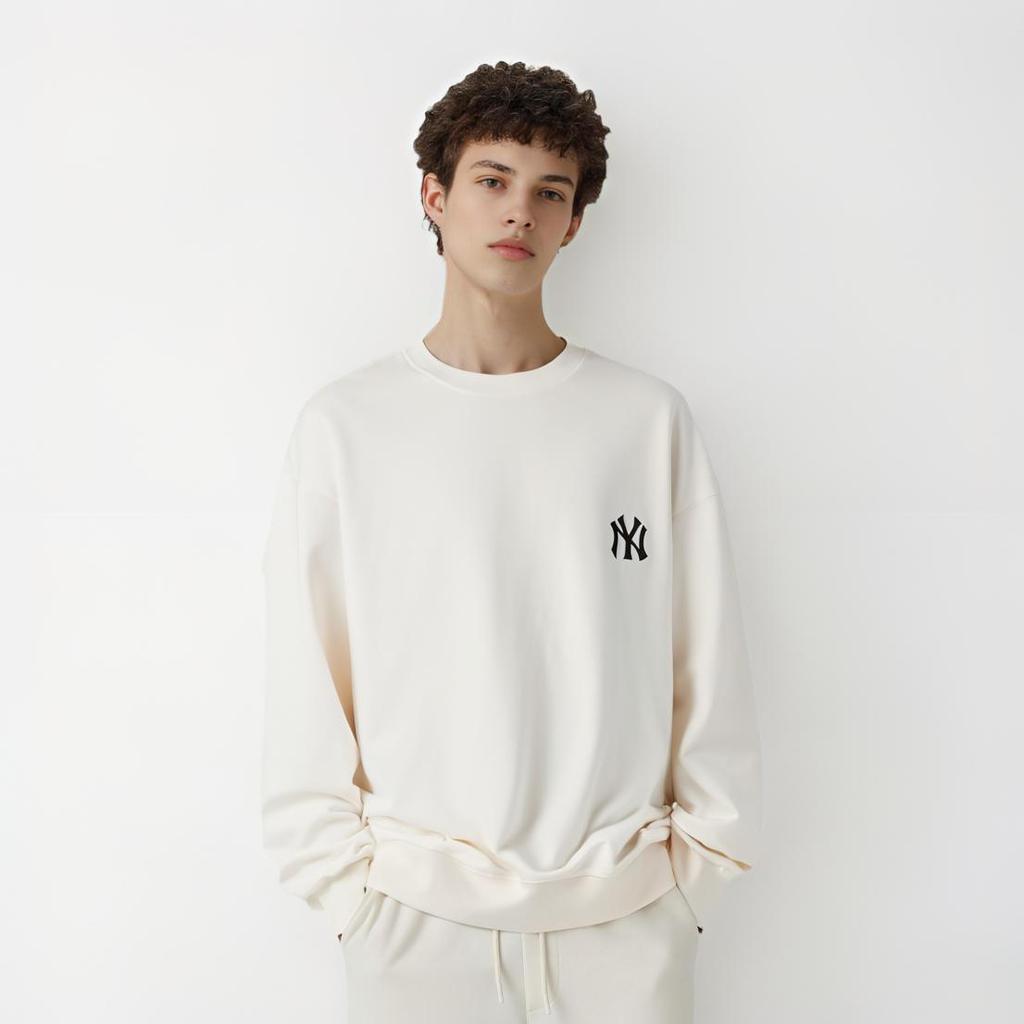 New MLB New York Yankees Sweatshirts Unisex White 31MTR1941-50I