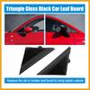 1 Pair Car Gloss Black Door Mirror Flag Cover for Fiat 500 2012-2019 Trim 1SH17KX7AA 1SH16KXAA Left Driver Right Passenger Side Door Rearview Mirror