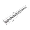 12/14/16/20/22mm Carbide-Tipped Drill Bits Concrete Drilling Rotary Hammer Hollow Square Shank Drill Bit