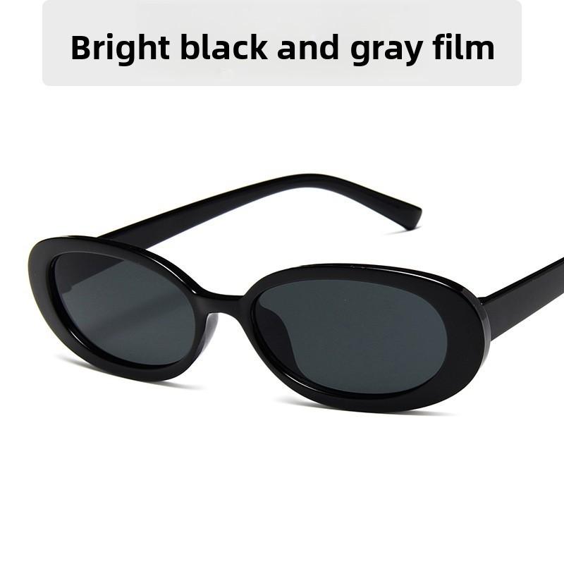 

New Spring Round Frame Sunglasses With Pc Material For Casual And Party Wear Black