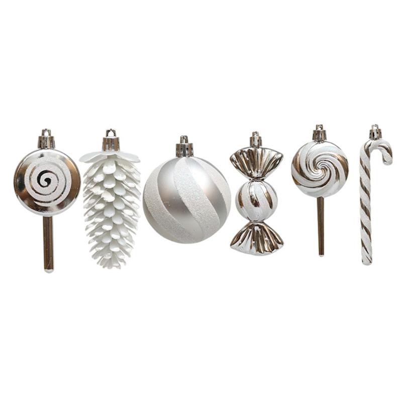 Christmas Tree Baubles Ornament Stylish Christmas Tree Hanging Pendant Baubles Decorations for Holiday Ornament