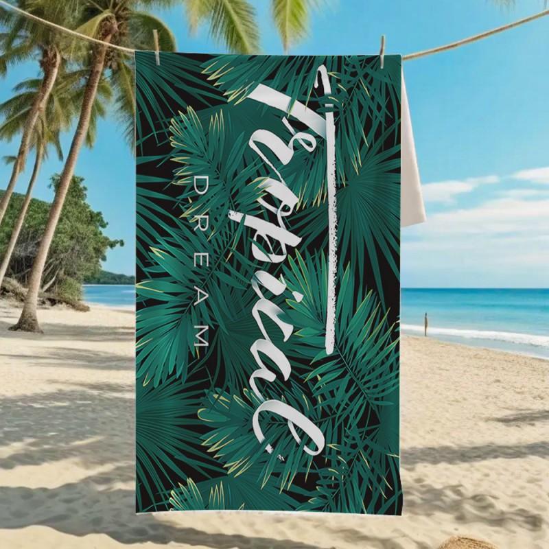 Ultra Absorbent Microfiber Beach Towel With Sea Turtle Print Quick Dry Large Size 70x140cm Pool Vacation Travel