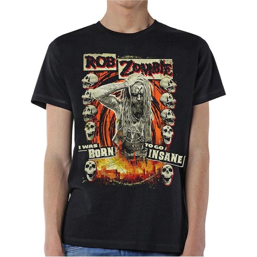 Rob Zombie Men s Born To Go Insane Black T-shirt(1) S