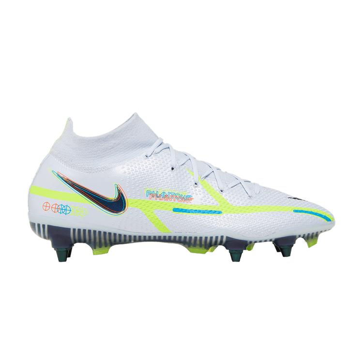 

Nike Мужские кроссовки Phantom GT2 Elite DF SG Pro AC Progress Pack Серые Футбольно-серые Светло-морские DJ8042-055 43