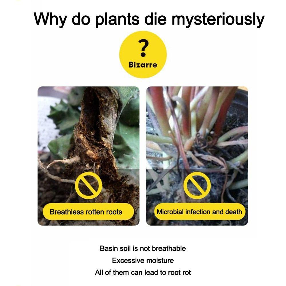 Double Layer Flower Pot Rectangular Self Watering Plant Pot Modern Stylish Hydroponics Planter