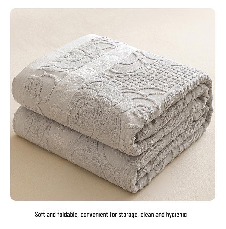 New Cotton Old-Fashioned Towel Blanket - Summer Quilt for Air Conditioning, Single To Full Size, Ideal As Gifts