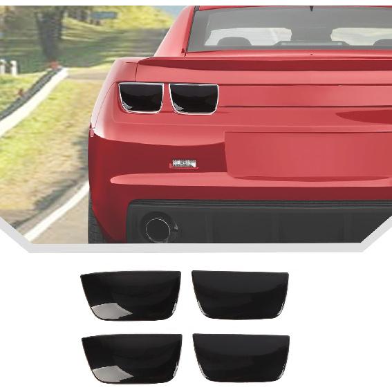 

JeCar Smoked Black Tail Light Covers for Chevrolet Camaro Rear Light Guards Trim Accessories 2016-2018 Camaro LS/LT/RS/ZL1/SS 2010-2013