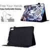 For iPad (2025)/10.9 (2022) Case Pattern Printing Tablet Cover Shockproof Leather Card Holder Stand Case
