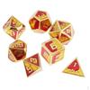 D8 D10 D12 D20 Polyhedral 7 Pieces for RPG Games