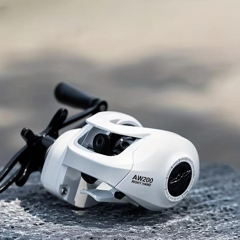 AW 200 Series Universal Micro Spinning Reel 6.3:1 Gear Ratio 18 Lbs Max Stopping Force Lightweight Line Cup Bait Fishing Reel for Fresh and Salt Water