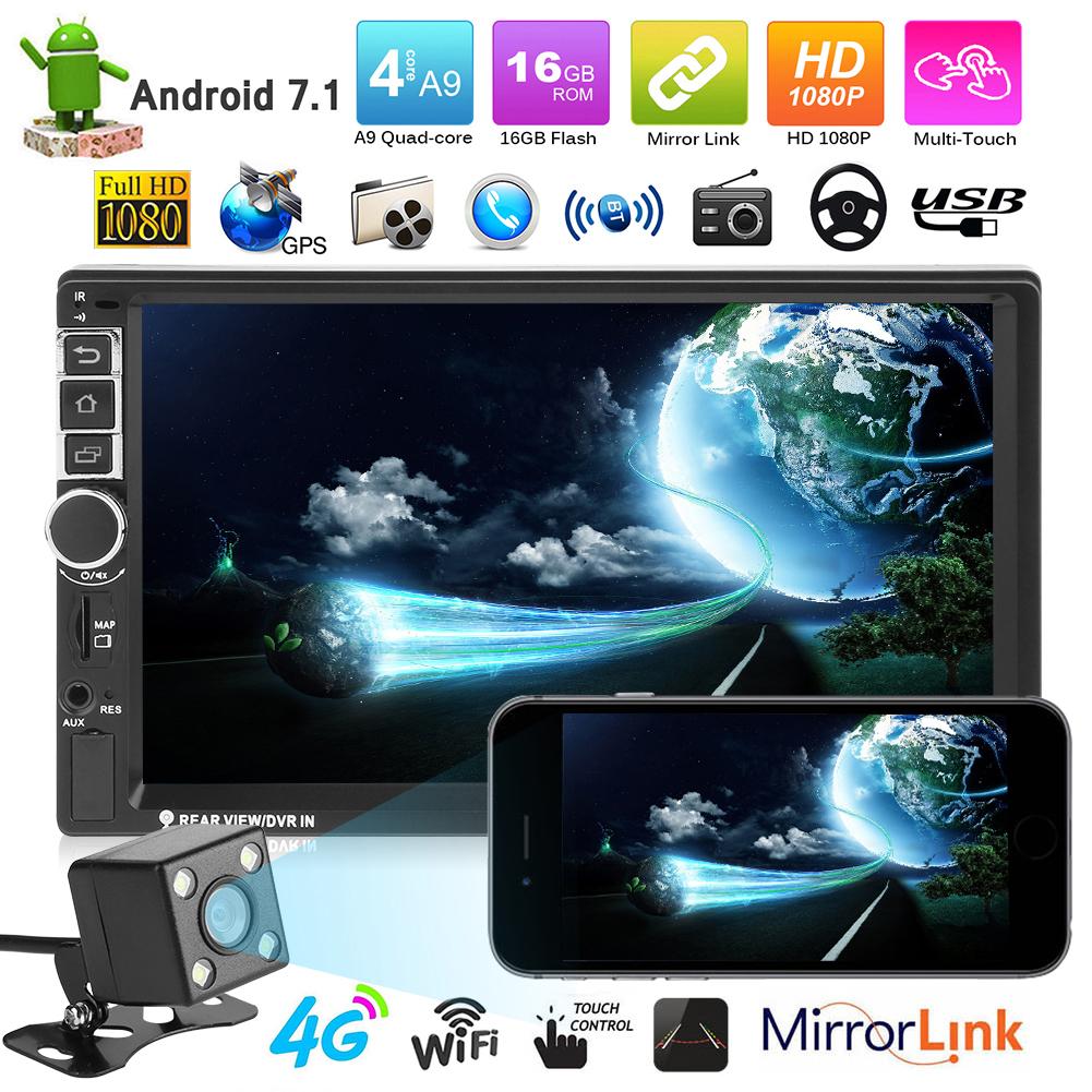 Android 7.1 7" Octa Core HD 1080P 4G Double 2DIN GPS Car Radio Stereo MP5 Player Android 7.1 7" Octa Core HD 1080P 4G Double 2DIN GPS Car Radio Stereo MP5 Player