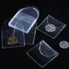 20pcs Single Pocket Coin Storage Bag PVC Pocket Coin Sleeves Coin Protector Pouch  Medal